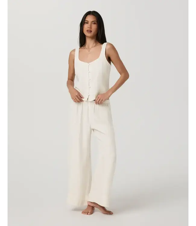 Vuori Women's Trestles Twill Button Front Top