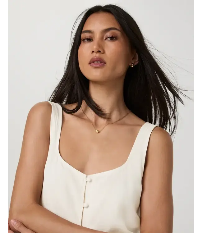 Vuori Women's Trestles Twill Button Front Top