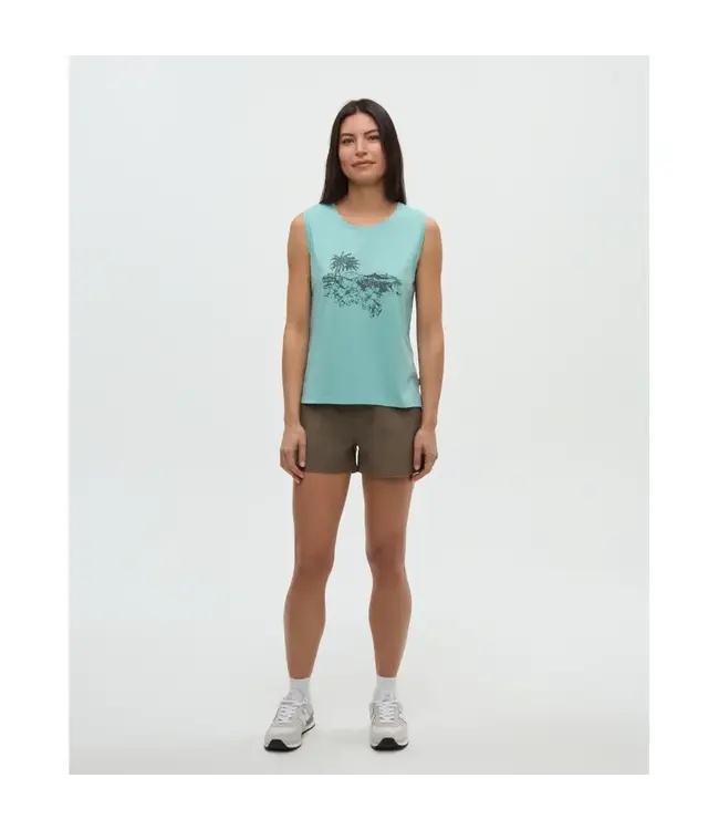 TenTree Women's Haitian Hibiscus Tank