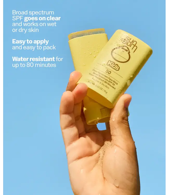 Sun Bum Kids SPF 50 Clear Sunscreen Face Stick