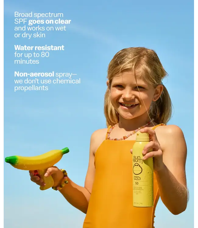 Sun Bum Kids SPF 50 Clear Sunscreen Spray