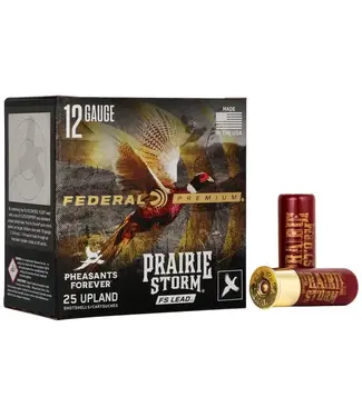 FEDERAL AMMO Federal Prairie Storm FS Lead Ammunition - 12 Gauge, 6 Shot, 2-3/4 in, 1 1/4 oz, 1500 fps