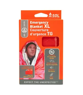 SOL- Survive Outdoors Longer Survive Outdoors Longer Emergency Blanket - XL