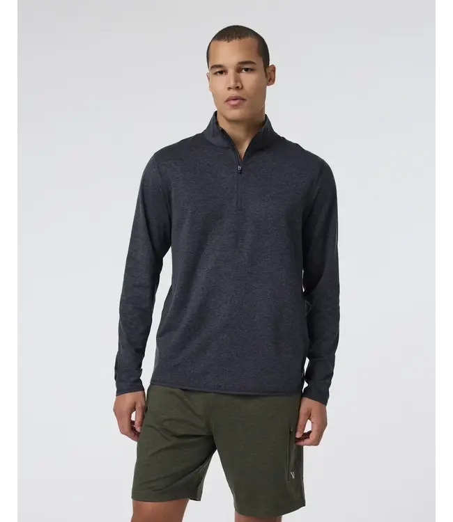 Vuori Men's Ponto Half Zip Mock Neck Fleece Pullover