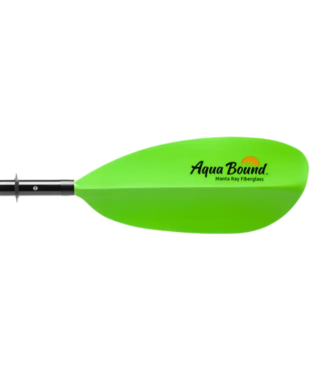Aqua Bound Manta Ray Fiberglass 4-Piece Snap-Button Kayak Paddle