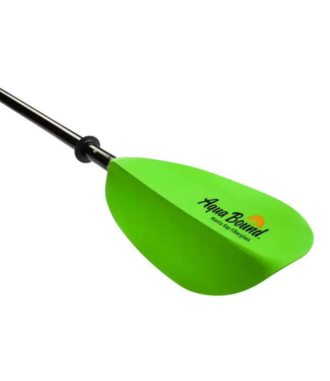 Aqua Bound Manta Ray Fiberglass 4-Piece Snap-Button Kayak Paddle