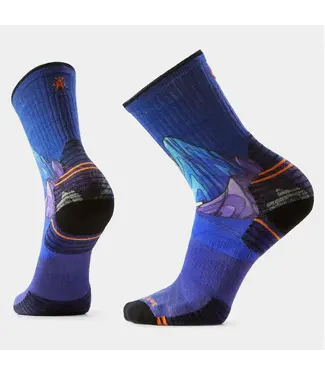 SMARTWOOL Smartwool Hike Mountain Myth Print Crew Socks