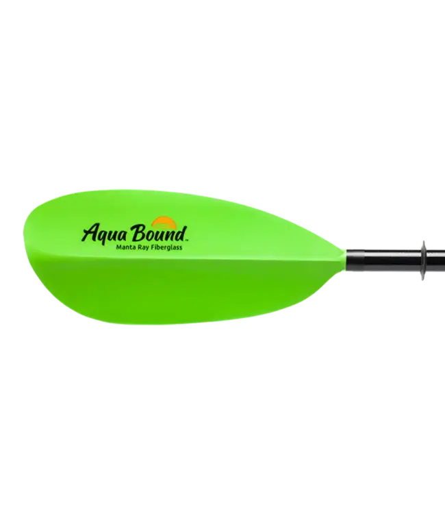Aqua Bound Sting Ray Fiberglass 2-Piece Snap-Button Kayak Paddle
