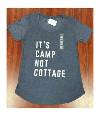 POPLAR & PINE Poplar & Pine Women's It's Camp Not Cottage Tee  - Relaxed Fit