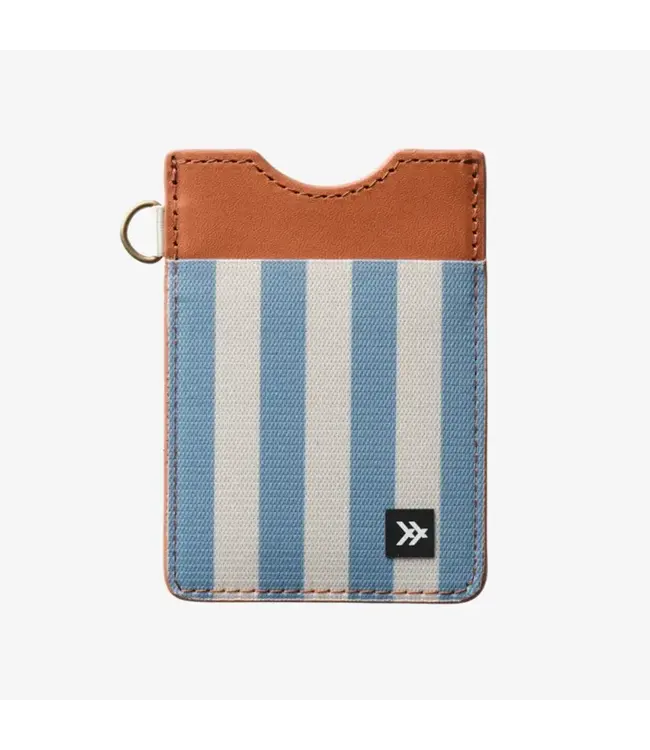 Thread Vertical Leather Wallet