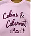 Poplar & Pine Women’s Cabins & Cabernet Tee