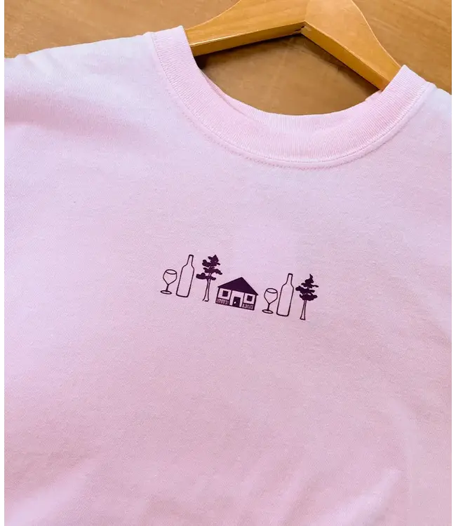 Poplar & Pine Women’s Cabins & Cabernet Tee