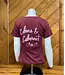 Poplar & Pine Women’s Cabins & Cabernet Tee
