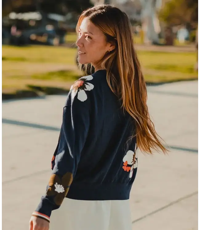 Krimson Klover Women's Blossom Floral Sweater