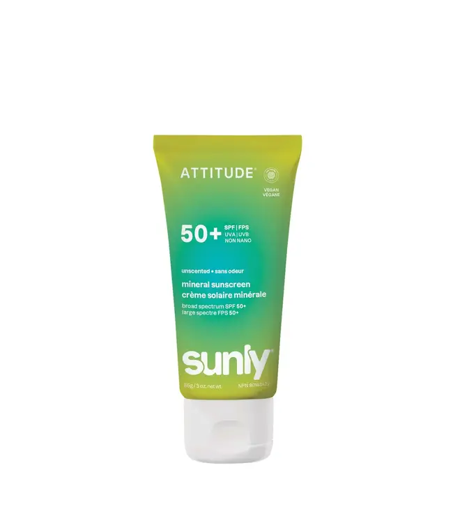 Attitude Face & Body Sunscreen - SPF 50, 85g