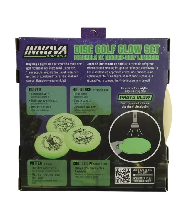 Innova 3-Disc DX Proto Glow Disc Golf Set