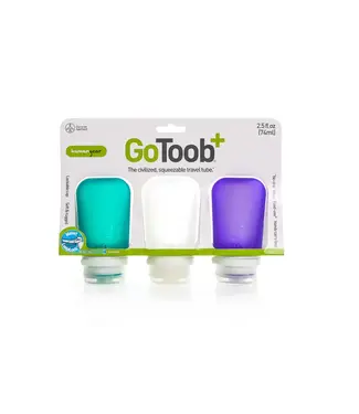 Humangear GoToob+ 3-Pack - Medium (74 ml)