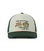Outdoor Cap Pole Dance Trucker Hat - Ivory/Dark Green