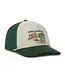 Outdoor Cap Pole Dance Trucker Hat - Ivory/Dark Green