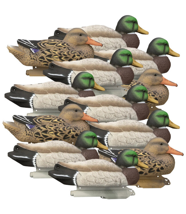 Higdon Standard Foam Filled Mallard Decoy 12PK