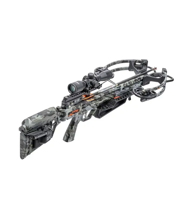 Wicked Ridge Invader M1 De-Cock Crossbow - Peak Camo, 390 fps, Pro-View 400 Scope, ACUdraw 50 SLED De-Cock