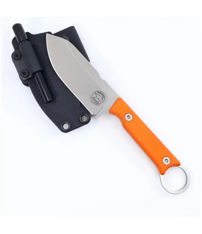 White River Firecraft 3.5 FC Pro Knife - Orange Textured G10