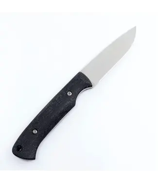 WHITE RIVER KNIFE & TOOL White River Hunter Knife - Black Burlap Micarta, CPM MAGNACUT