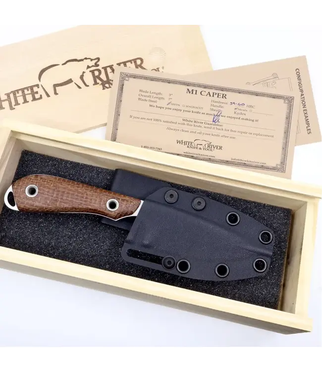 White River M1 Pro Fixed Blade Knife - Magnacut Steel