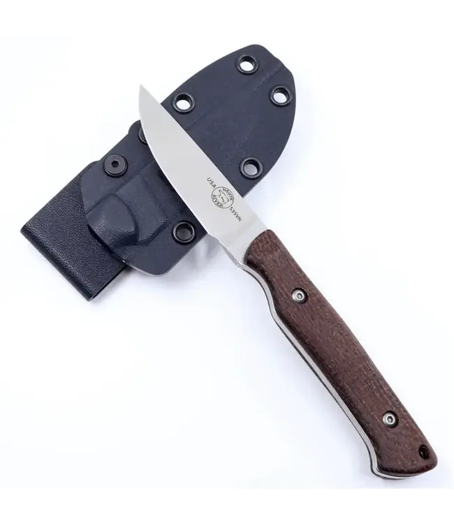 White River Small Game Knife - Natural Burlap Micarta, CPM S35VN