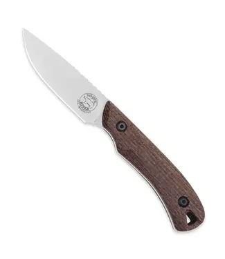 WHITE RIVER KNIFE & TOOL White River Axiom Knife - Micarta Natural Burlap