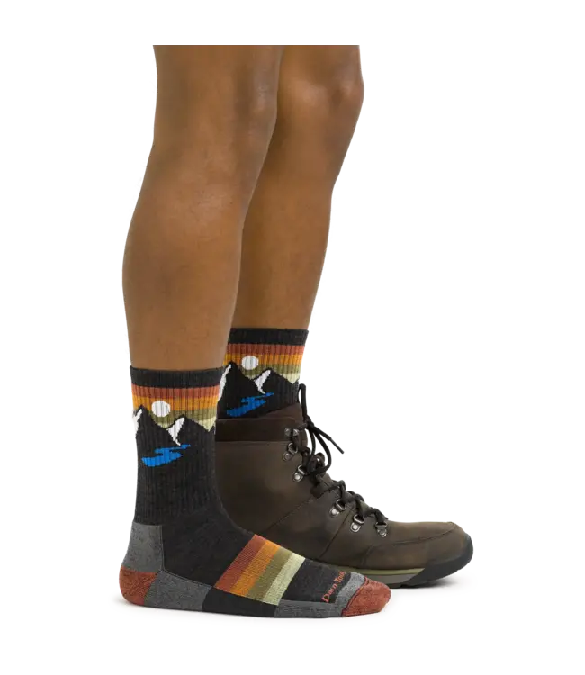 Darn Tough Men's Sunset Ridge Micro Crew Lightweight Hiking Socks