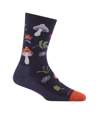 DARN TOUGH Darn Tough Women's Shroom Bloom Crew Lightweight Lifestyle Socks
