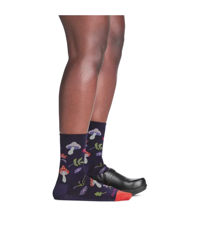 Darn Tough Women's Shroom Bloom Crew Lightweight Lifestyle Socks