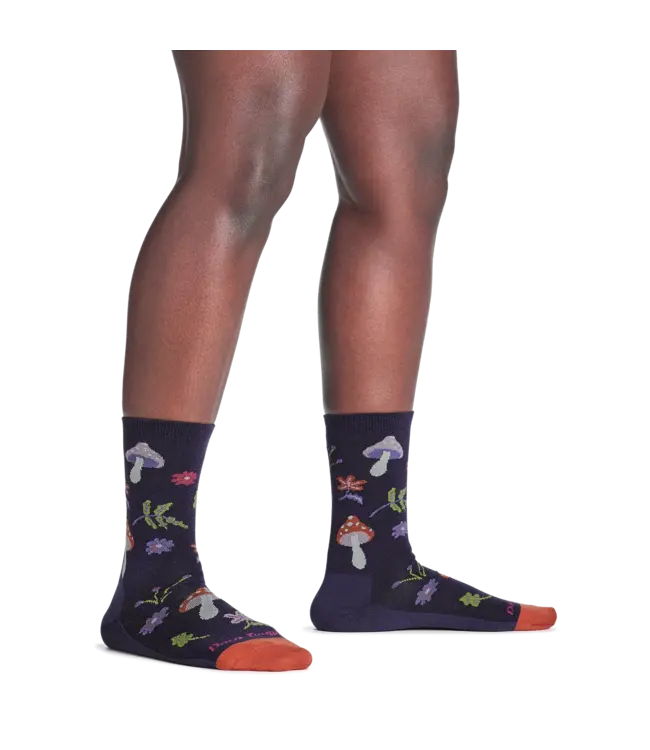 Darn Tough Women's Shroom Bloom Crew Lightweight Lifestyle Socks