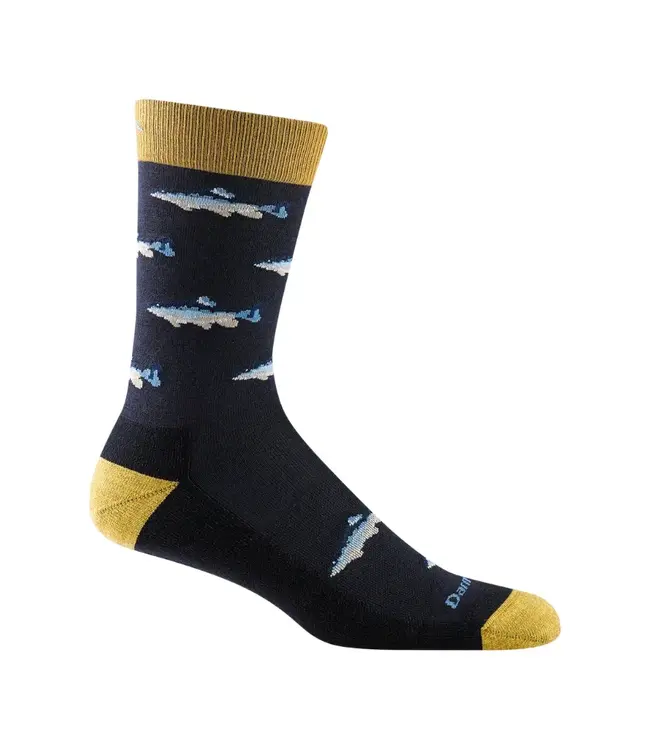 Darn Tough Men's Spey Fly Crew Lightweight Lifestyle Sock
