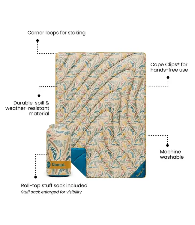 Rumpl Original Puffy Printed Blanket