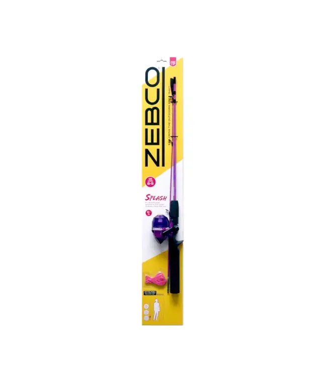 Zebco Splash Jr. Pink 4'0" Medium-Light Spincast Combo [YSPLSCJPKA]