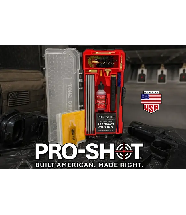 Pro-Shot Universal .22 Cal. - 12 GA Classic Cleaning Kit