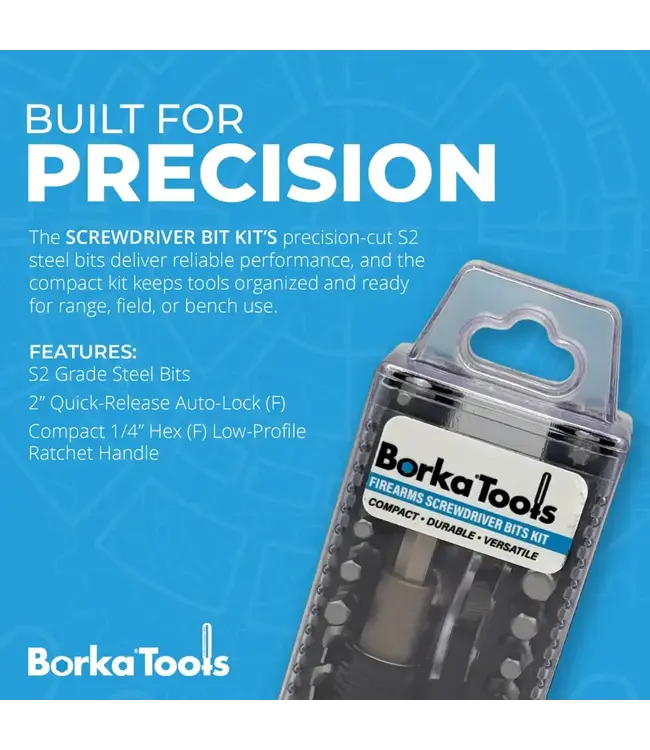 Borka Tools Screwdriver Bits Kit