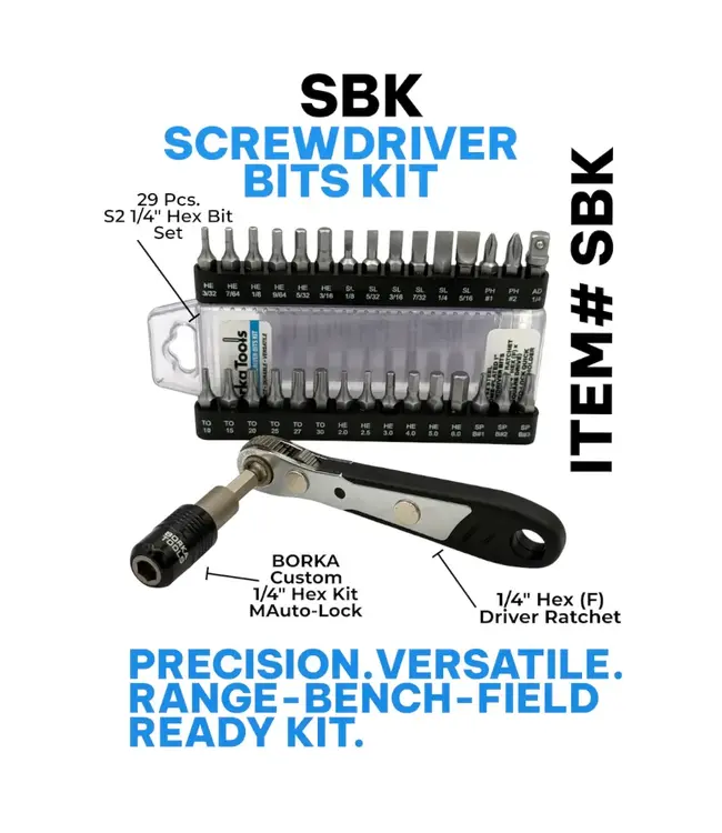 Borka Tools Screwdriver Bits Kit