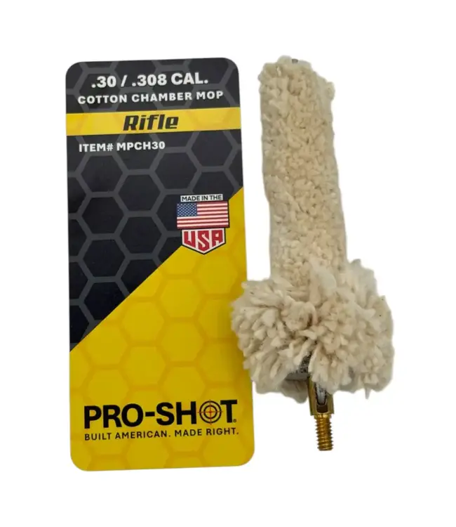 Pro-Shot .308 / 7.62mm Military-Style Chamber Mop for AR-10 Platforms
