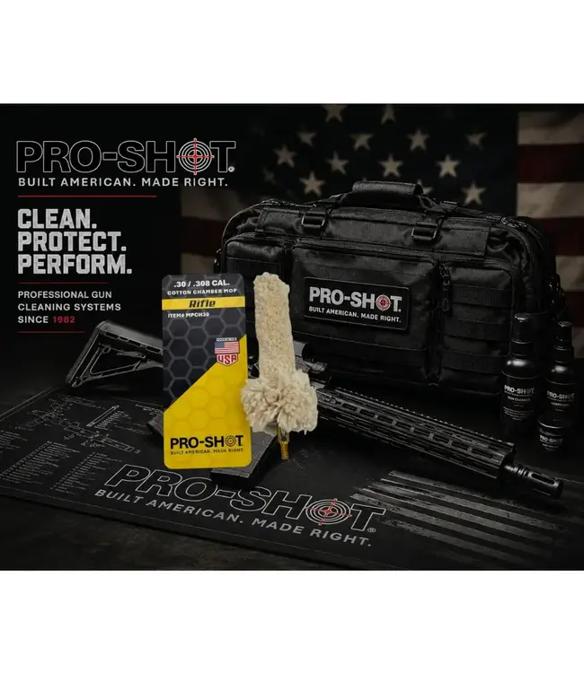 Pro-Shot .308 / 7.62mm Military-Style Chamber Mop for AR-10 Platforms