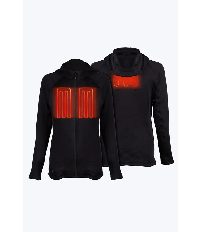 Mobile Warming Women's Element Mid-Layer Full Zip Hoodie