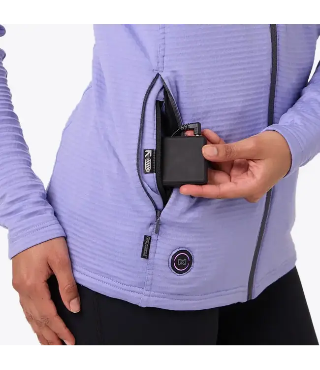 Mobile Warming Women's Element Mid-Layer Full Zip Hoodie