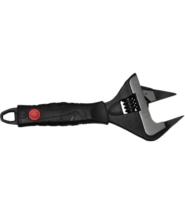 Borka Tools 6" Slim Jaw Adjustable Wrench for Installation/Removing of Suppressors & Muzzle Devices