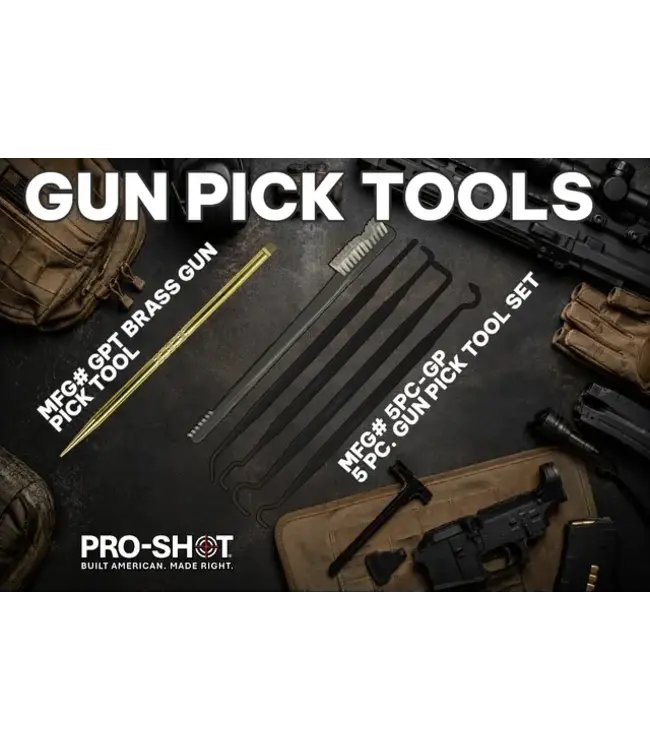 Pro-Shot Brass Gun Pick Cleaning Tool