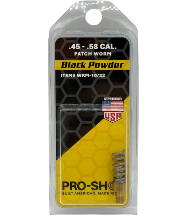 Pro-Shot Black Powder Patch Worm