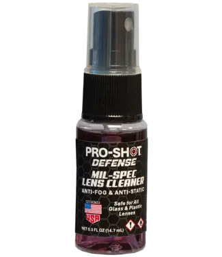 Pro-Shot Mil-Spec Anti-Fog Lens Cleaner 0.5 oz. Spray Bottle