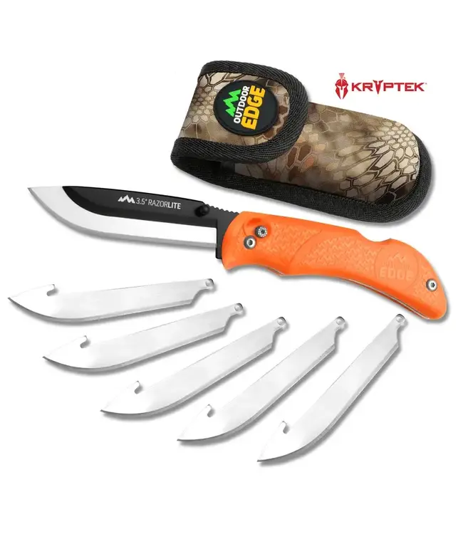 Outdoor Edge RazorPro L 3.5" Replaceable Blade Hunting Knife