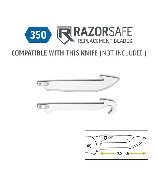 Outdoor Edge 3.5" RazorEDC Lite Replaceable Blade Carry Knife
